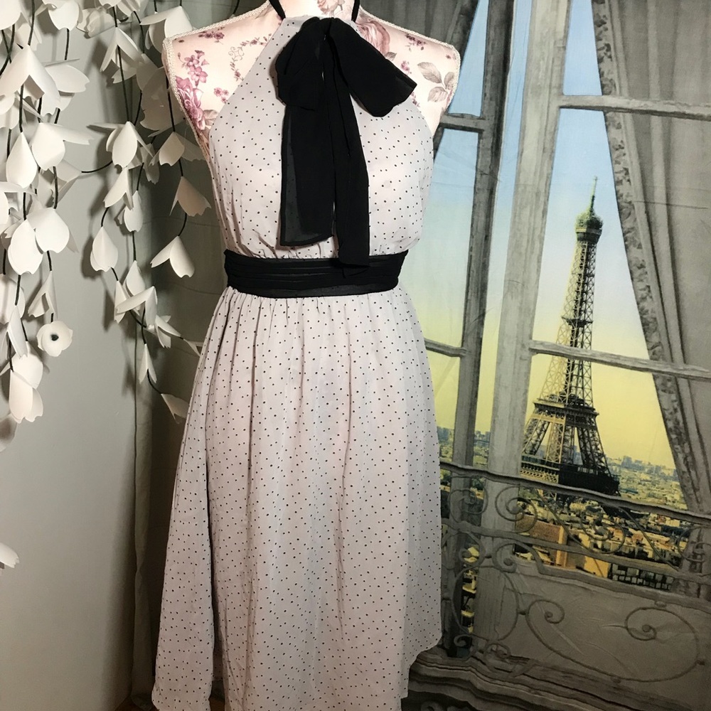 Polka Dot Halter Dress